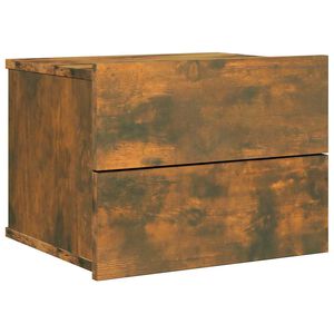 vidaXL Nočn&iacute; stolek kouřov&yacute; dub 40 x 30 x 30 cm kompozitn&iacute; dřevo