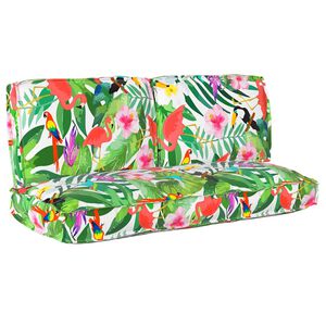 vidaXL Sada pol&scaron;t&aacute;řů Květinov&yacute; 3 pcs V&iacute;cebarevn&yacute; Oxford l&aacute;tka