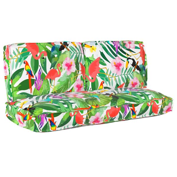 vidaXL Sada pol&scaron;t&aacute;řů Květinov&yacute; 3 pcs V&iacute;cebarevn&yacute; Oxford l&aacute;tka