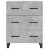 vidaXL Skř&iacute;ň highboard betonově &scaron;ed&aacute; 69,5x34x180 cm kompozitn&iacute; dřevo