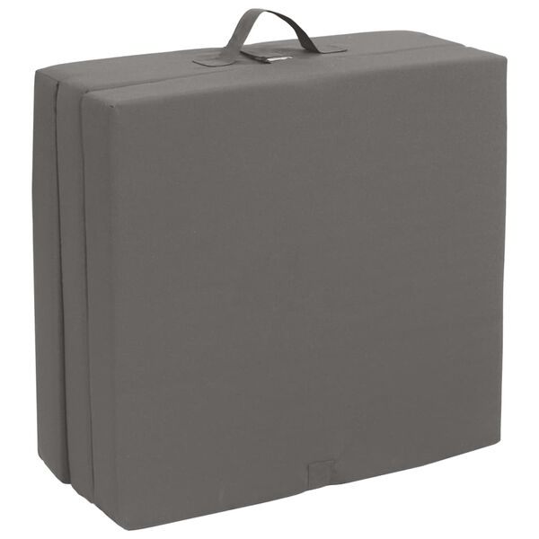 vidaXL Trojd&iacute;ln&aacute; skl&aacute;dac&iacute; pěnov&aacute; matrace 190 x 70 x 9 cm &scaron;ed&aacute;