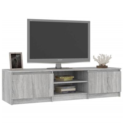 vidaXL TV skříňka šedá sonoma 140 x 40 x 35,5 cm kompozitní dřevo