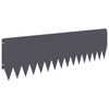vidaXL Okraj tr&aacute;vn&iacute;ku 20 pcs 103 x 30 cm Ocel Antracitov&aacute;
