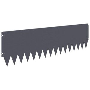 vidaXL Okraj tr&aacute;vn&iacute;ku 20 pcs 103 x 30 cm Ocel Antracitov&aacute;