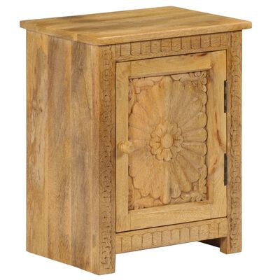vidaXL Noční stolek z masivního mangovníkového dřeva 40 x 30 x 50 cm