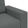 vidaXL Loveseat Sofa Dark Grey 160x77x82 cm Fabric