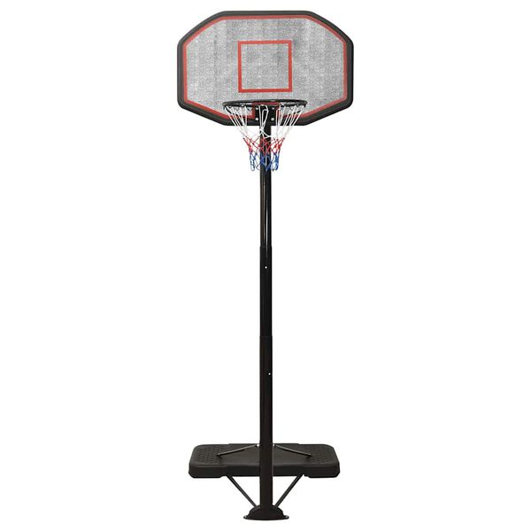 vidaXL Basketbalový koš černý 258–363 cm polyethylen