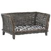 vidaXL Pel&iacute;&scaron;ek pro psy s podu&scaron;kou &scaron;ed&yacute; 50 x 33 x 30 cm př&iacute;rodn&iacute; vrba
