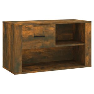 vidaXL Botn&iacute;k kouřov&yacute; dub 80 x 35 x 45 cm kompozitn&iacute; dřevo