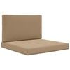 vidaXL Venkovn&iacute; pol&scaron;t&aacute;ř na pohovku Polyester Taupe 80 x 80 cm