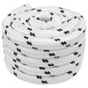 vidaXL Lano na loď B&iacute;l&aacute; 50 m Polyester
