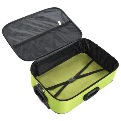 vidaXL Měkké kufry na kolečkách 3 ks zelené oxfordská látka