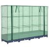vidaXL Vyv&yacute;&scaron;en&yacute; z&aacute;hon s krytem na sklen&iacute;k, ratanov&yacute; vzhled 160 x 40 x 123 cm