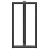vidaXL Nohy barov&eacute;ho stolu ve tvaru T, 2 ks, antracitov&eacute;, 60 x 35 x (110-111) cm, ocel