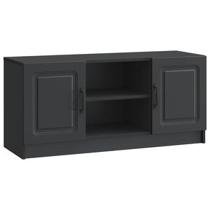 vidaXL Televizn&iacute; skř&iacute;ň Čern&aacute; 102 x 34,5 x 47 cm Kompozitn&iacute; dřevo