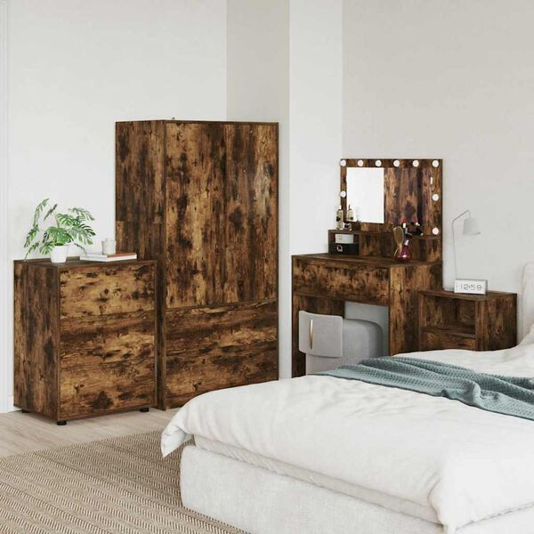 vidaXL &Uacute;ložn&aacute; skř&iacute;ňka Kouřov&yacute; dub 60 x 48 x 81 cm kompozitn&iacute; dřevo