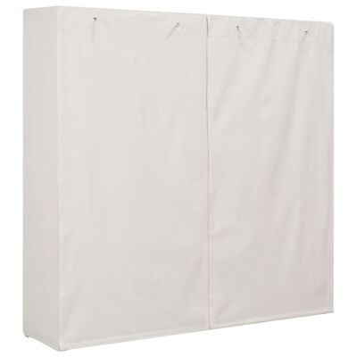 vidaXL Šatní skříň bílá 173 x 40 x 170 cm textil