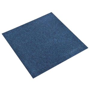 vidaXL Koberec 20 pcs Tmavě modr&aacute; 50 x 50 cm 100% polypropylen