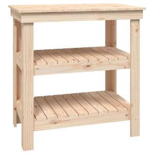 vidaXL D&iacute;lensk&yacute; stůl 78,5 x 50 x 80 cm masivn&iacute; borov&eacute; dřevo