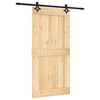 vidaXL Posuvn&eacute; dveře Přirozen&aacute; a čern&aacute; 100 x 210 cm