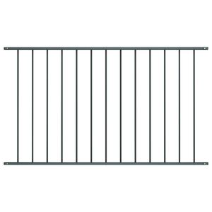 vidaXL Plotov&yacute; panel Woerden pr&aacute;&scaron;kově lakovan&aacute; ocel 163x75 cm antracitov&yacute;