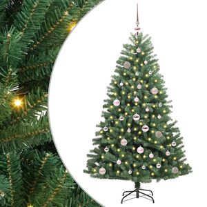 vidaXL Uměl&yacute; Skl&aacute;dac&iacute; V&aacute;nočn&iacute; Strom Zelen&aacute; 150 cm PVC a kov