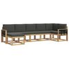 vidaXL Venkovn&iacute; pohovkov&aacute; souprava 7 ks B&iacute;l&aacute; a antracitov&aacute; Polyester