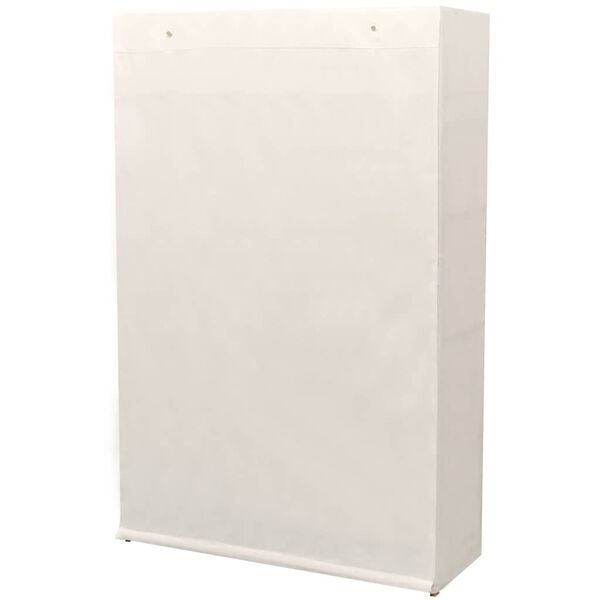 vidaXL &Scaron;atn&iacute; skř&iacute;ň textil a borov&eacute; dřevo 110 x 40 x 170 cm