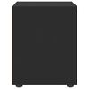 vidaXL Noční stolek VISNES černý 45x40x50 cm kompozitní dřevo
