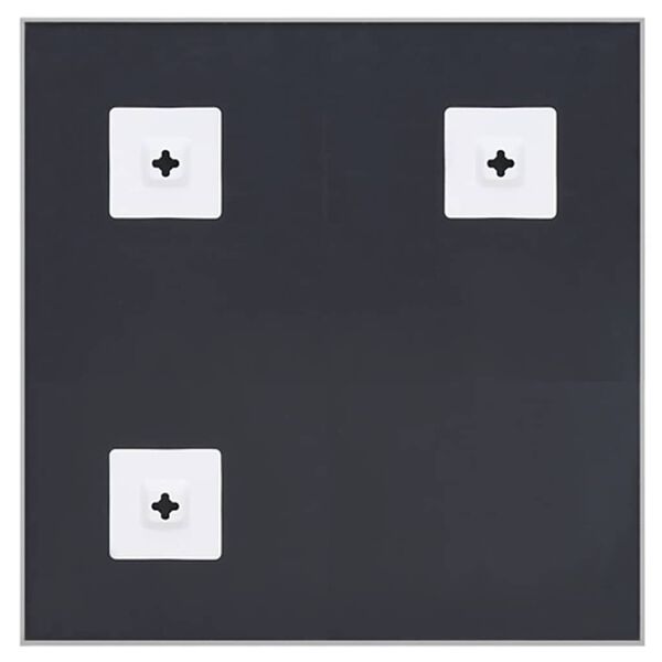 vidaXL Zrcadlo stř&iacute;brn&eacute; 60 x 60 cm