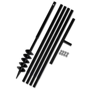 Zemn&iacute; vrt&aacute;k s rukojet&iacute; 100 mm, s n&aacute;stavci 5 m, ocel