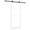 vidaXL Posuvn&eacute; dveře ORKDAL 93 x 202 cm Masivn&iacute; borov&eacute; dřevo a sklo