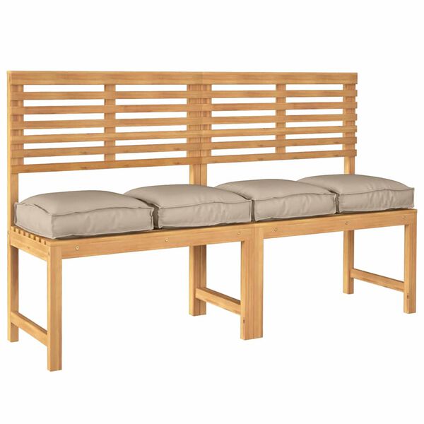 vidaXL Polštář 4 pcs Taupe 40 x 40 x 8 cm Oxford látka