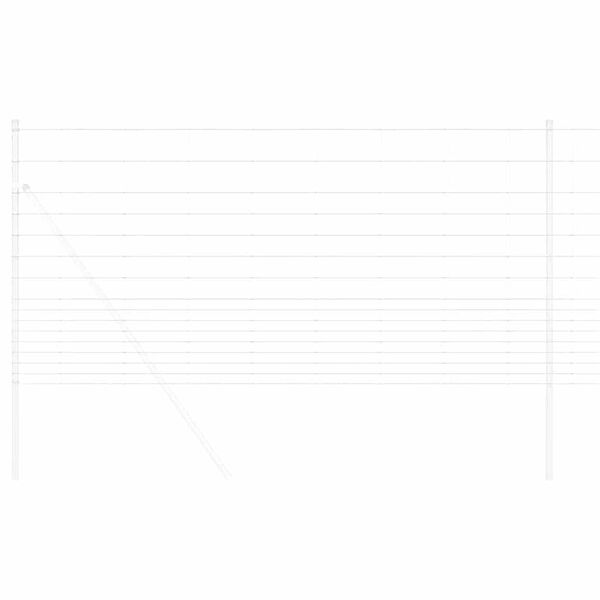 vidaXL Pastevn&iacute; plot Stř&iacute;brn&aacute; 25 x 1,2 m Pozinkovan&aacute; ocel