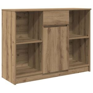 vidaXL Př&iacute;born&iacute;k se z&aacute;suvkou Artisan Dub 101x35x76 cm kompozitn&iacute; dřevo