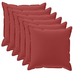 vidaXL Povlak na pol&scaron;t&aacute;ř 6 ks HOUTEN V&iacute;no Červen&eacute; 30 x 30 cm Polyester