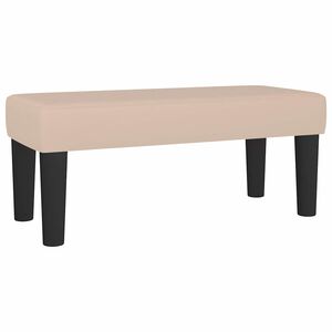 vidaXL Lavice cappuccino 70 x 30 x 30 cm uměl&aacute; kůže