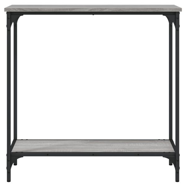 vidaXL Konzolový stolek šedý sonoma 75 x 30,5 x 75 cm kompozitní dřevo