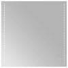 vidaXL LED koupelnov&eacute; zrcadlo Transparentn&iacute; 60 x 60 cm tvrzen&eacute; sklo
