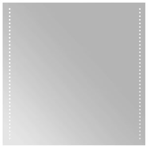 vidaXL LED koupelnov&eacute; zrcadlo Transparentn&iacute; 60 x 60 cm tvrzen&eacute; sklo
