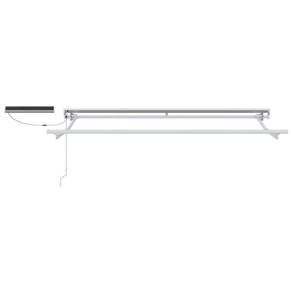 vidaXL Elektrick&aacute; Retrakčn&iacute; mark&yacute;za Antracitov&aacute; a b&iacute;l&aacute; 3,5 x 2 m