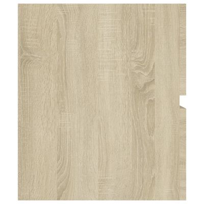 vidaXL 2dílný set koupelnového nábytku sonoma dub kompozitní dřevo