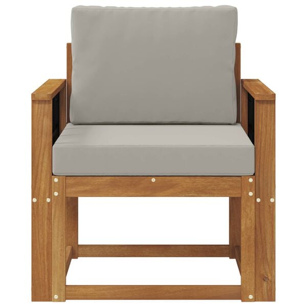 vidaXL Venkovn&iacute; pohovka Masivn&iacute; ak&aacute;ciov&eacute; dřevo a polyester