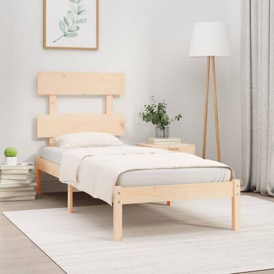 vidaXL Rám postele masivní dřevo 90 x 190 cm Single