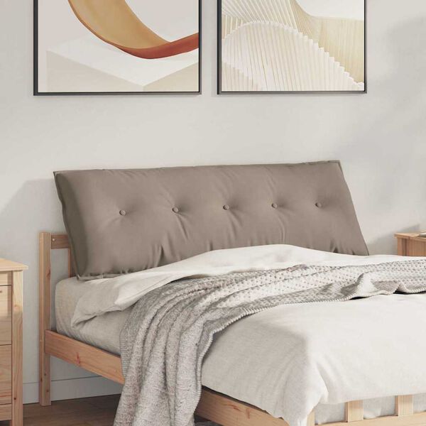 vidaXL Pol&scaron;t&aacute;ř na z&aacute;da Taupe 140 x 50 cm Mikrovl&aacute;kno