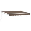 vidaXL Stahovac&iacute; mark&yacute;za Taupe 3,5 x 2 m Polyester a hlin&iacute;k