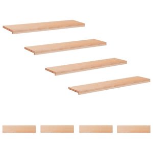 vidaXL Schodi&scaron;ťov&eacute; n&aacute;&scaron;lapy 8 ks 120 x 30 x 2 cm Př&iacute;rodn&iacute;