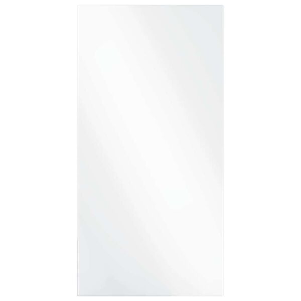 vidaXL N&aacute;stěnn&eacute; zrcadlo Obd&eacute;ln&iacute;kov&yacute; 40 x 80 cm tvrzen&eacute; sklo