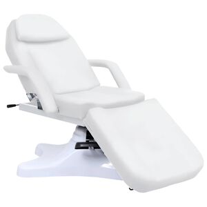 vidaXL Mas&aacute;žn&iacute; stůl b&iacute;l&yacute; 180 x 62 x (86,5&ndash;118) cm