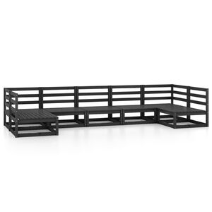 vidaXL 7d&iacute;ln&aacute; zahradn&iacute; sedac&iacute; souprava masivn&iacute; borovice